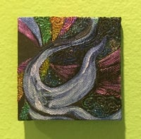 Image 3 of "Speaking to Water" by Katy DeBra, 3" x 3" x 0.4"