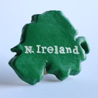 Image 1 of N.IRELAND MAP FRIDGE MAGNET