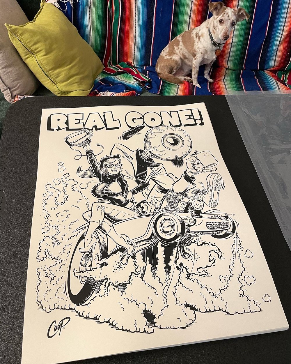 Image of REAL GONE Silkscreen Print