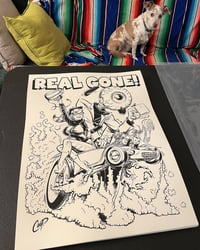 Image 1 of REAL GONE Silkscreen Print