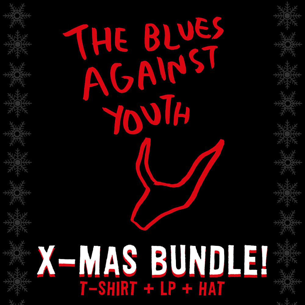 Image of TBAY XMASSS BUNDLE - TBAY "As The Tide Gets High And Low" Black Vinyl+XMasssTees+Beanie