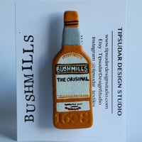 Image 2 of Bushmills Whiskey Bottle Magnet or Keyring