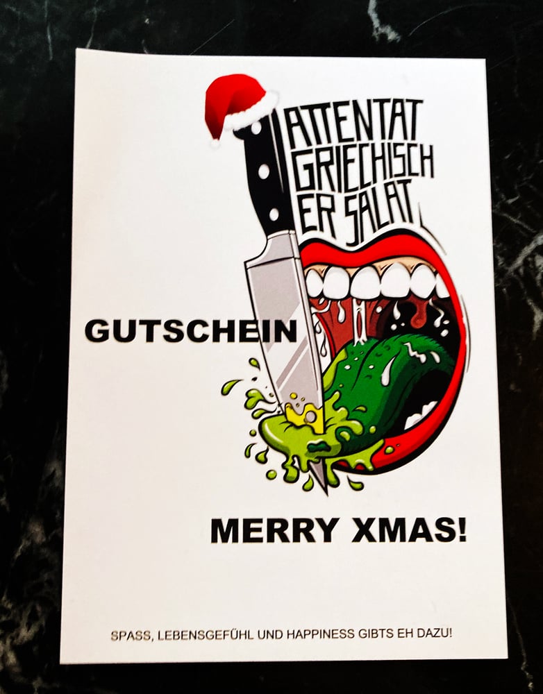 Image of Der Attentat Weihnachtsgutschein!