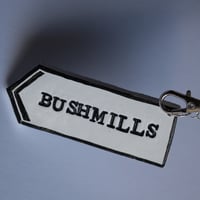 Image 2 of BUSHMILLS ROAD SIGN KEYRING