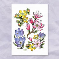 Image 3 of FLORAL  - PRINT A4