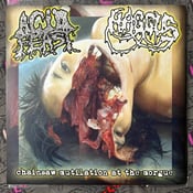 Image of Acid Feast / Haggus - “Chainsaw Mutilation at The Morgue” Split 7"