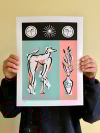 CANE DELLE DUE LUNE - serigrafia