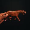 Hand Carved Leopard Figure