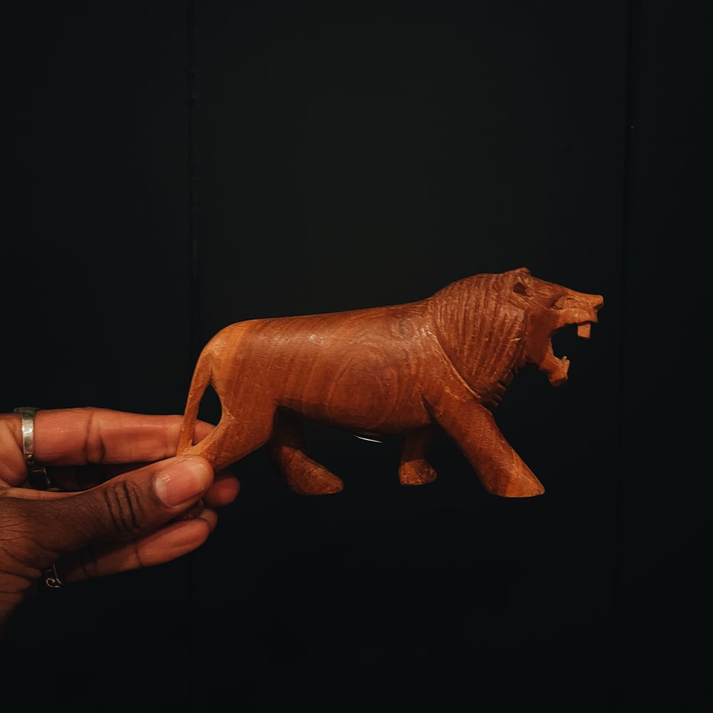 Image of Small Lion Figure