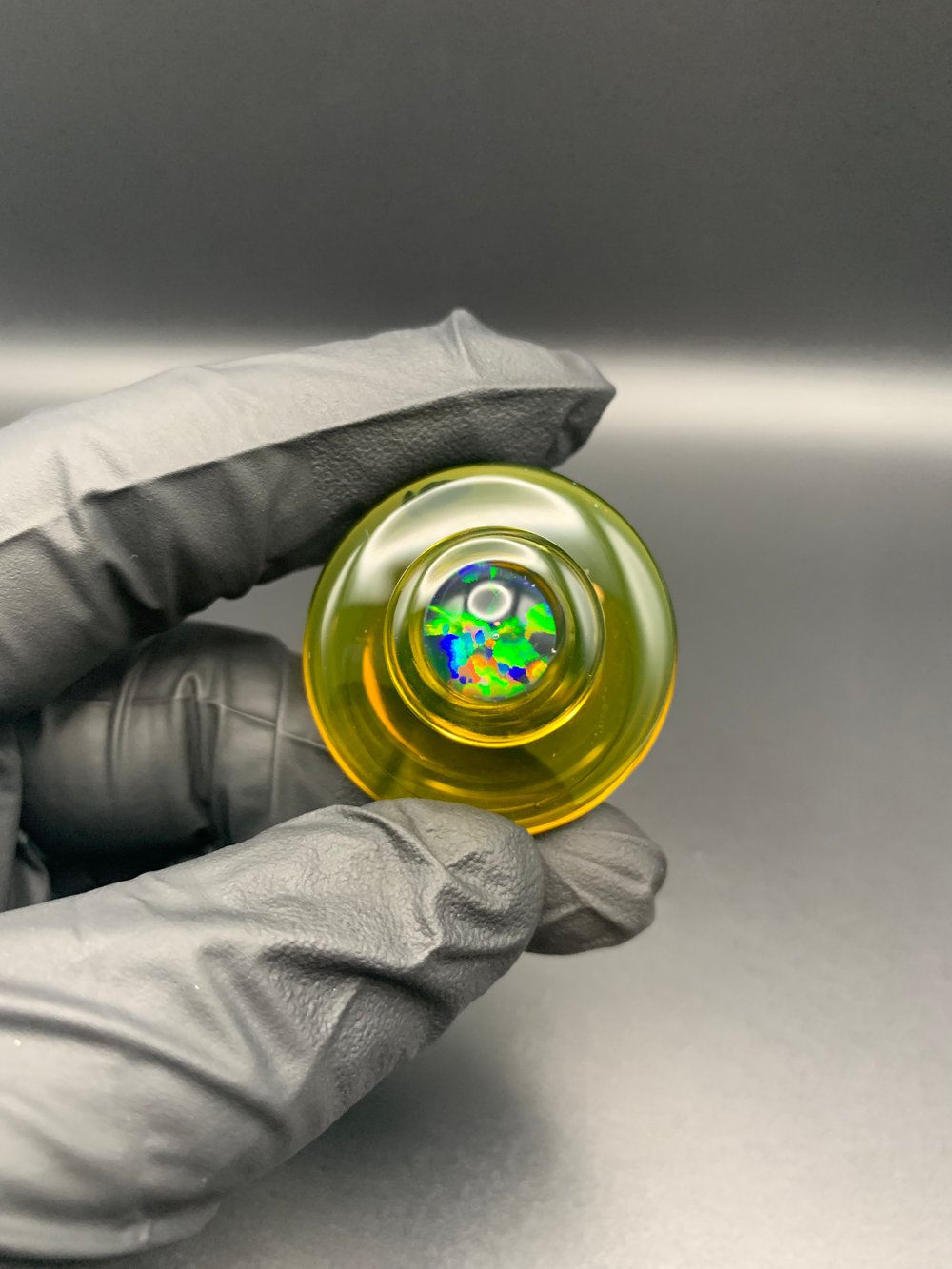 UV Active Citrine Blender Cap w/ RGB Opal