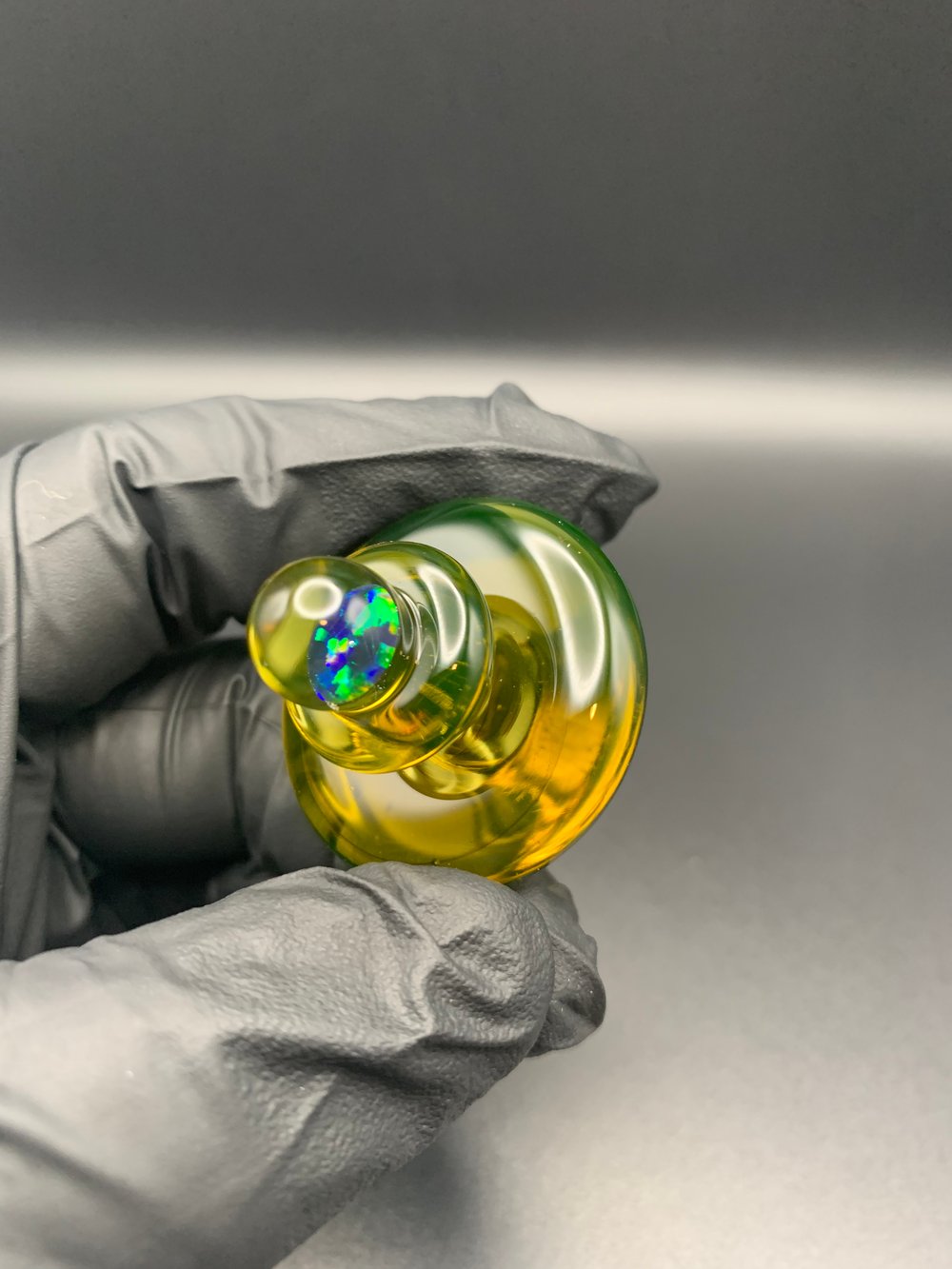 UV Active Citrine Blender Cap w/ RGB Opal