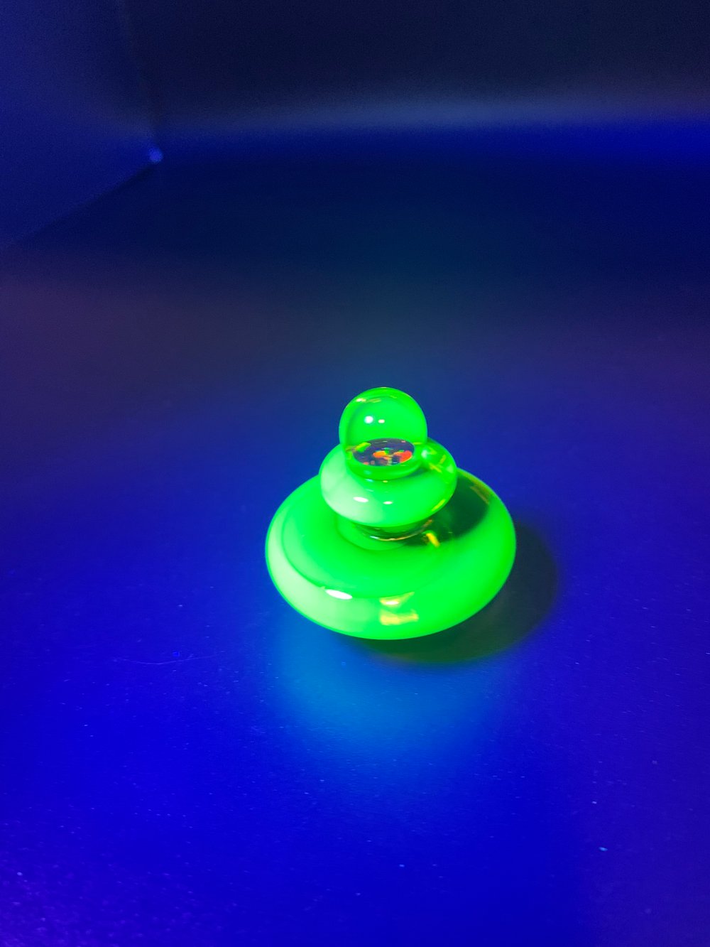 UV Active Citrine Blender Cap w/ RGB Opal