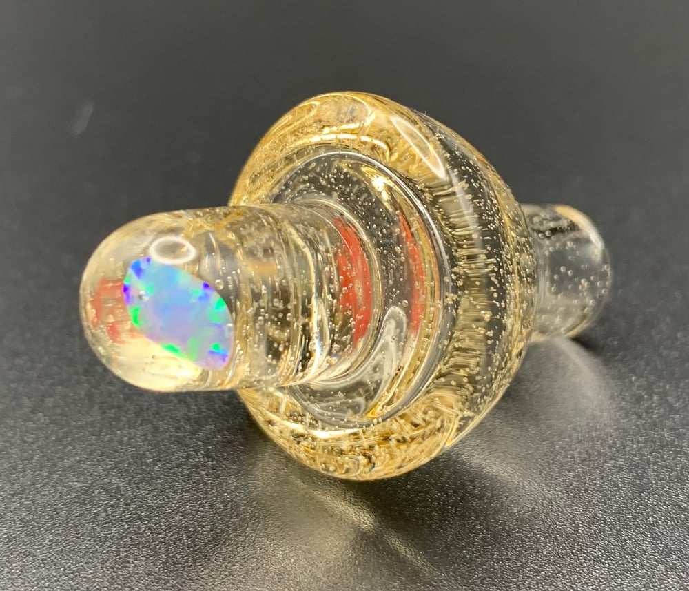 UV Reactive Blu-V Opal Bubble Cap
