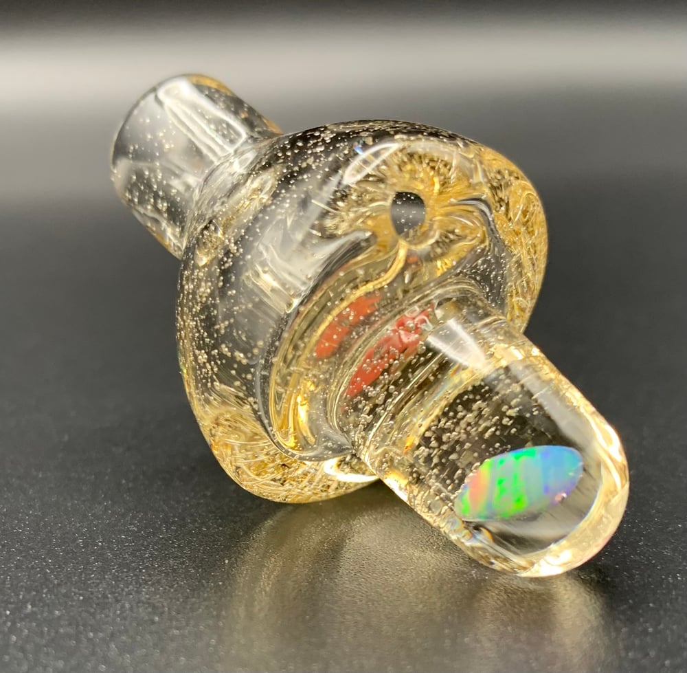 UV Reactive Blu-V Opal Bubble Cap