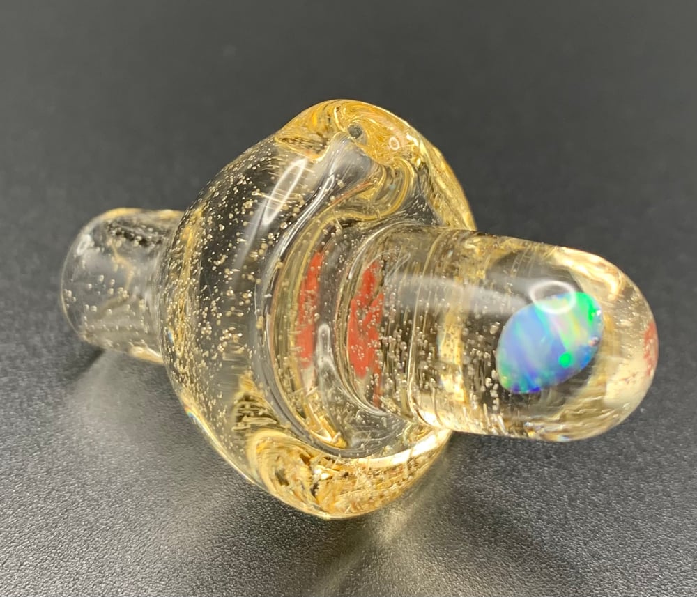 UV Reactive Blu-V Opal Bubble Cap