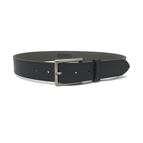 Image of 3.5cm Fine Grain Vegan Belt - Square Gunmetal Buckle
