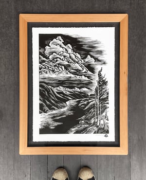 Gorge Winds Framed in Salvaged Fir 5