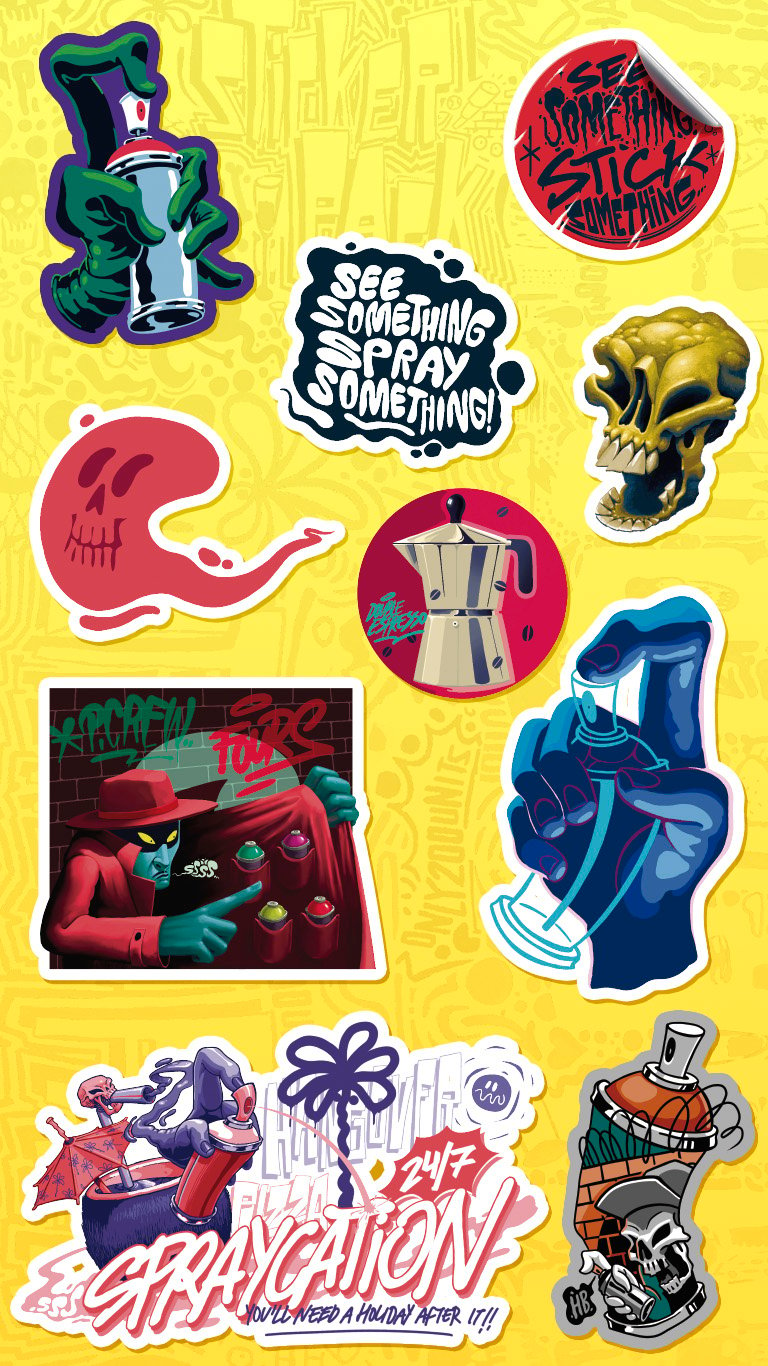 HARRYBONES - Stickerpack