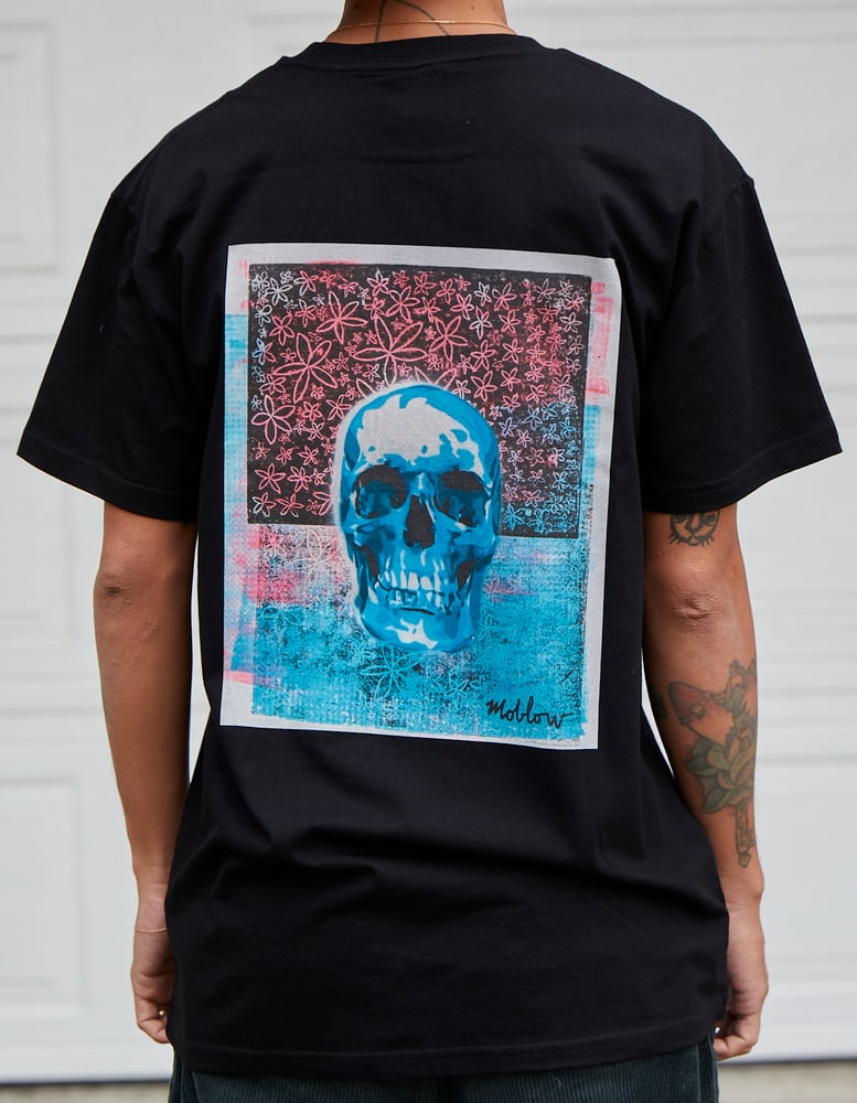 Image of skull t-shirt black 