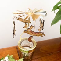 Image 1 of Hare Candle Carousel by Lily Faith