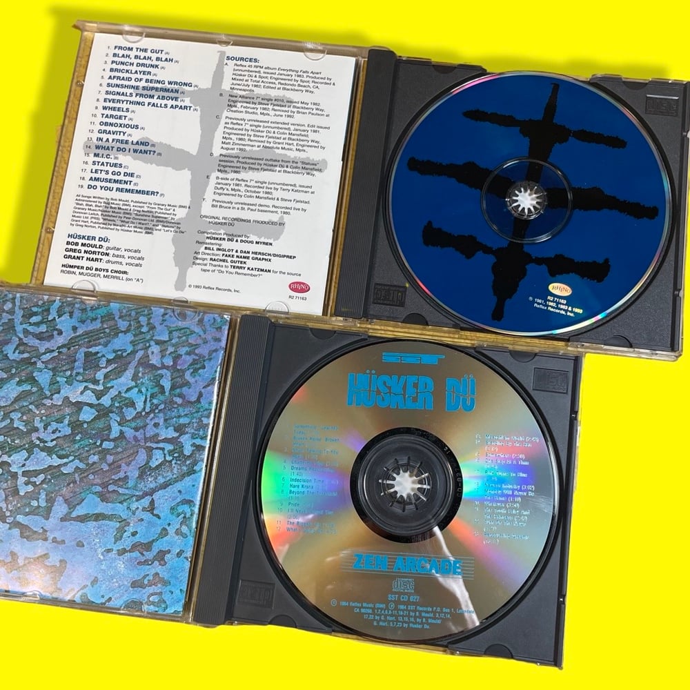 CD: Husker Du - Zen Arcade & Everything Falls Apart & More SST / Rhino Ex cond