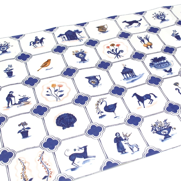 Image of MT Remake Sheets - Polly Fern - Blue Tile
