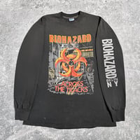 Image 1 of *Rare* Biohazard 1991 ‘…Across The Tracks’ Longsleeve Shirt