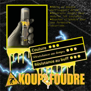 Image of PACK DE MARKEUR "COUP 2 FOUDRE"+"FOUDRE NOIRE"