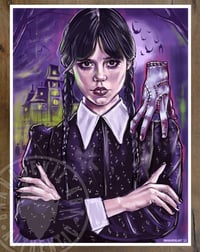 Wednesday Addams (Jenna Ortega) 9x12 in. Art Prints