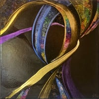 Image 1 of "Back Me Up" by Katy DeBra, 8" x 8" x 0.5"