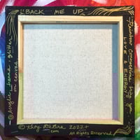 Image 5 of "Back Me Up" by Katy DeBra, 8" x 8" x 0.5"