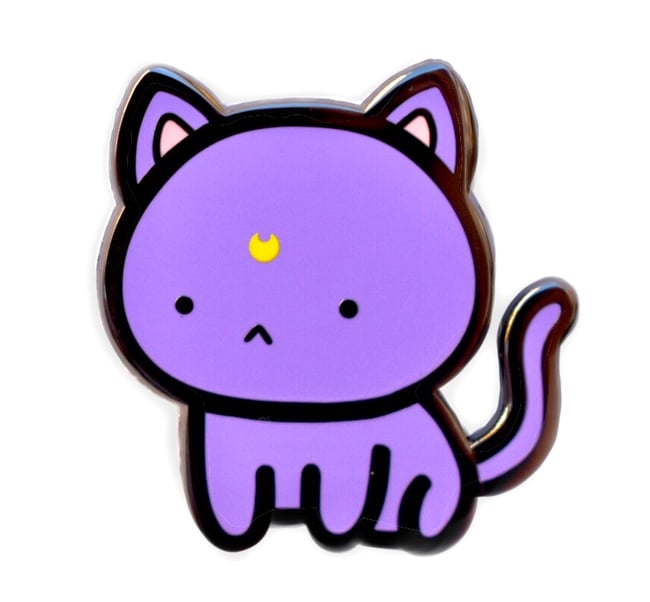 Lunar Cat Pin