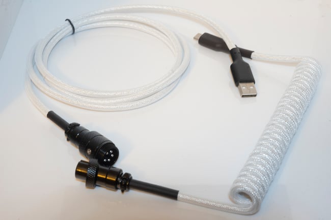 Wave 3 - Coiled Aviator Cables |Black Connectors| (GX16 5 Pin)