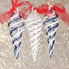 Cobalt and White Ornaments