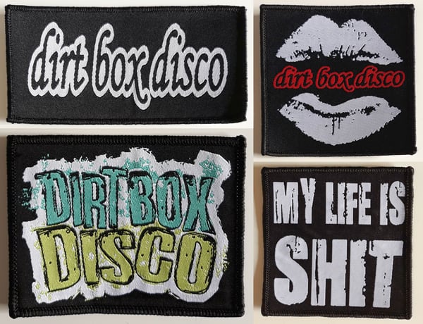 Image of Dirt Box Disco - Woven Patches (4 Designs)