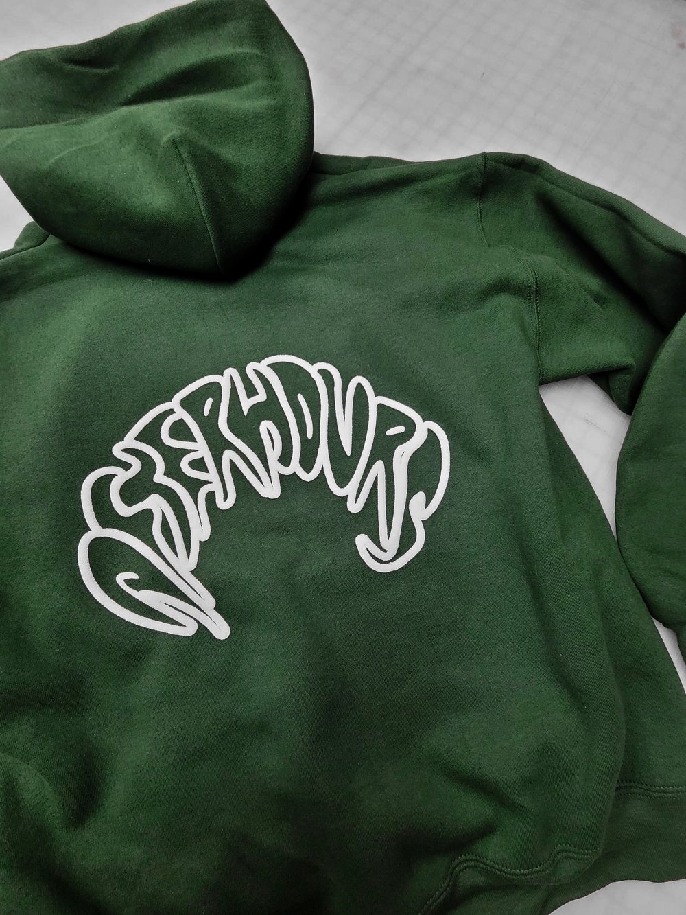 TYPE 2.0 - GLOW IN THE DARK PUFF PRINT HOODIE