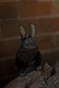 Image 4 of Soot bunny -Black fluff variant-