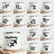 Image of Twelve Constellations Print Enamel Mug
