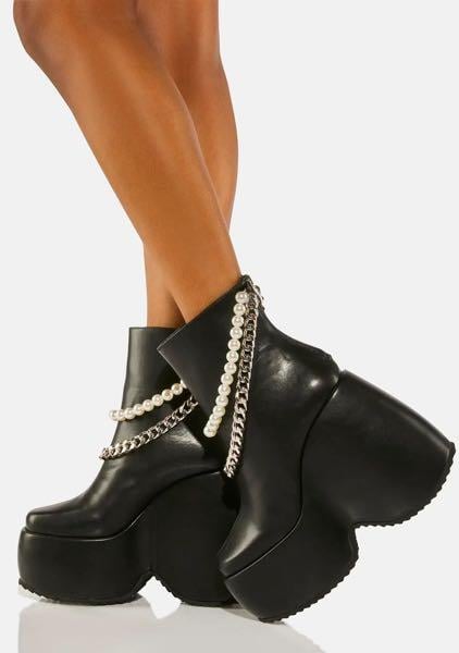 Image of Black Dolores Ankle Boots
