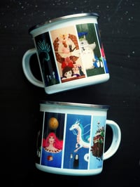 Image 2 of Studio Ghibli Hayao Miyazaki Enamel Camping Mug