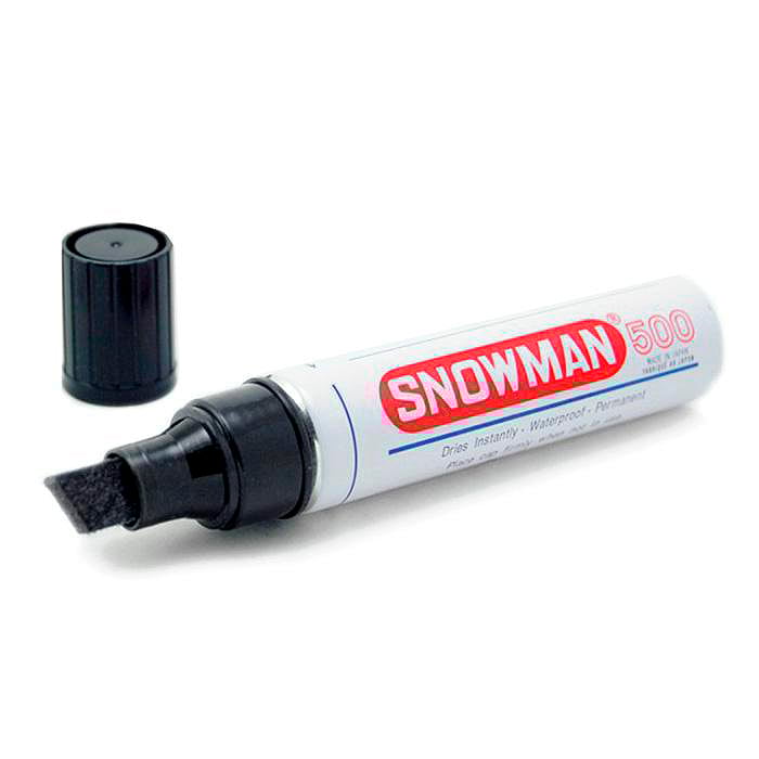 SNOWMAN 500 marker jumbo (Black)