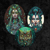 Image 2 of Nocturnus Holographic Large Sticker Set