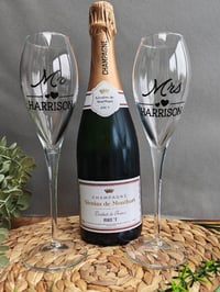 Image 3 of Personalised Mr & Mrs Glasses