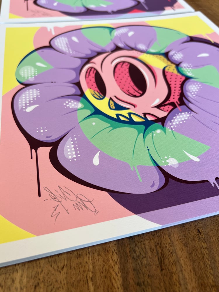 Image of Skull & Flores (Artist proofs) Framed