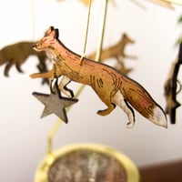 Image 4 of Fox and Star Candle Carousel by Lily Faith