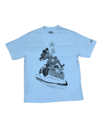 Image 3 of Jet Ski Tee (sky blue)