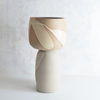 Image 2 of tall stoneware accent lamp 