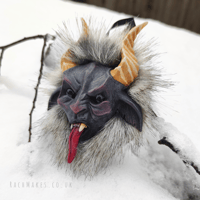 Image 3 of Krampus Head Decoration
