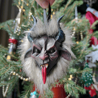 Image 5 of Krampus Head Decoration