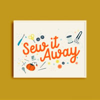 Image 1 of  Sew It Away 14 x 11 Art Print